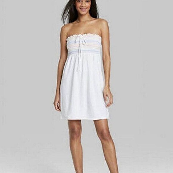 NWT Wild Fable Pink Terry Mini Dress - Picture 8 of 8